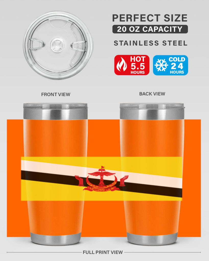 Brunei 173#- world flags- Tumbler