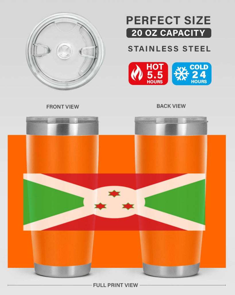 Burundi 170#- world flags- Tumbler