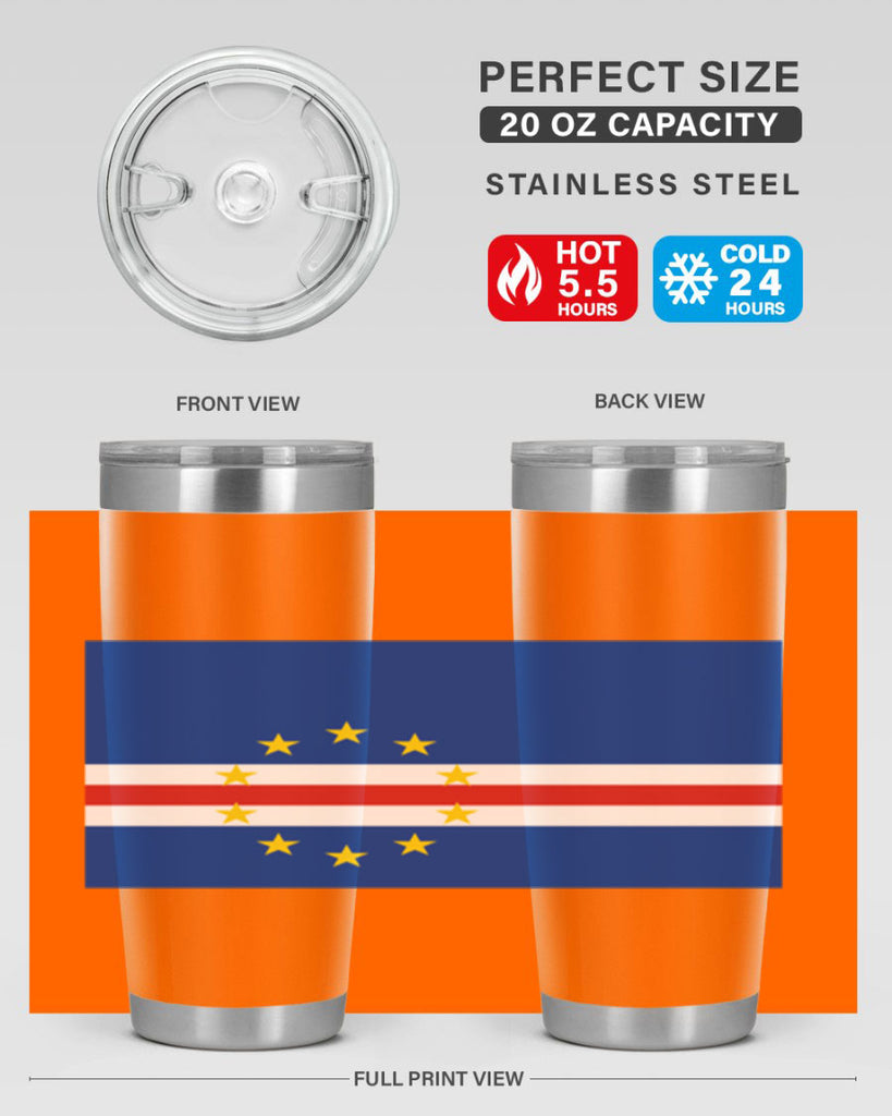 Cabo Verde 169#- world flags- Tumbler