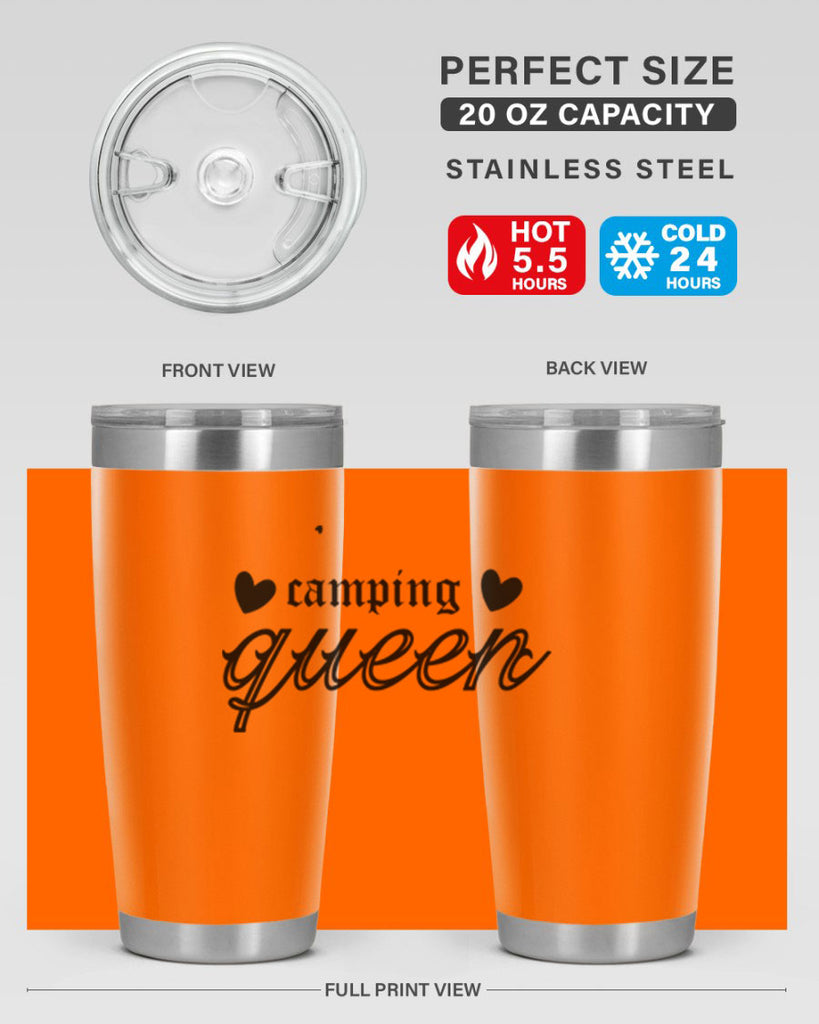 Camping queen 143#- zodiac- Tumbler