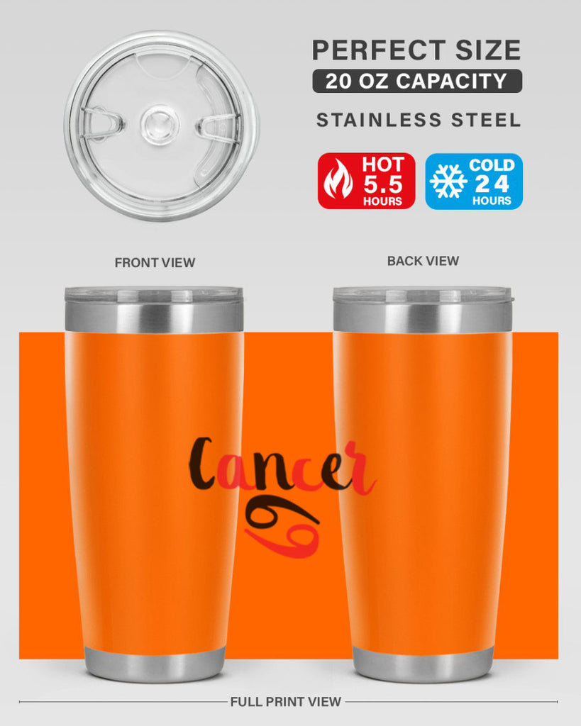 Cancer 152#- zodiac- Tumbler