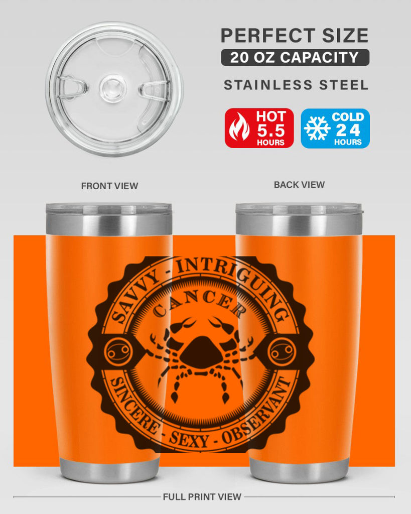 Cancer 15#- zodiac- Tumbler