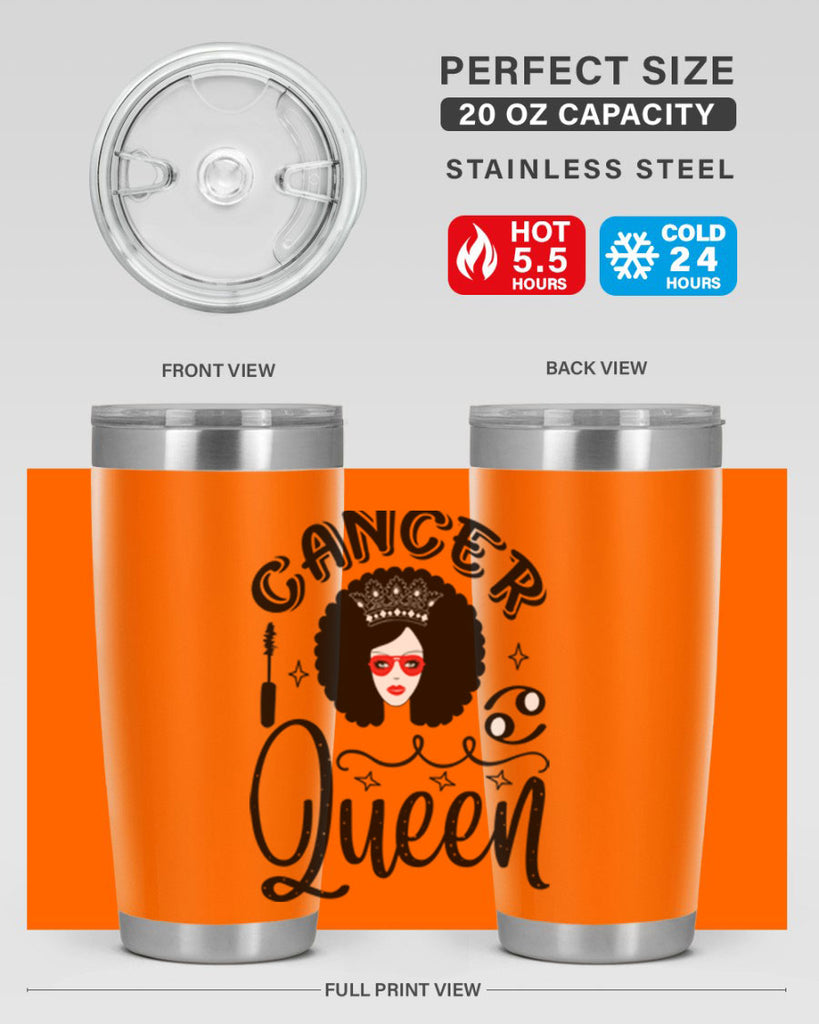 Cancer queen 162#- zodiac- Tumbler