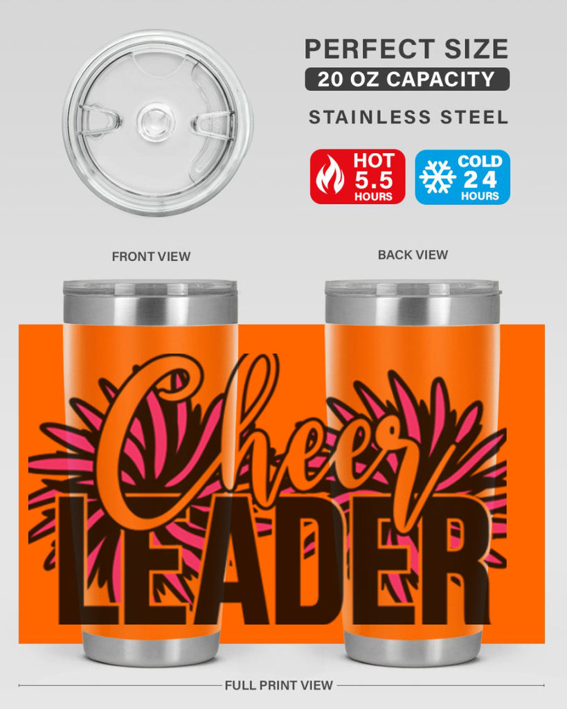Cheer leader 1389#- cheer- Tumbler