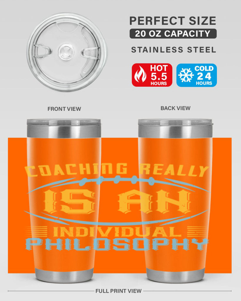 Coaching really is an individual philosophy Style 43#- coaching- tumbler