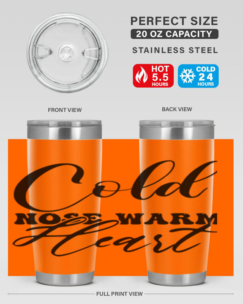 Cold nose warm heart 56#- winter- Tumbler