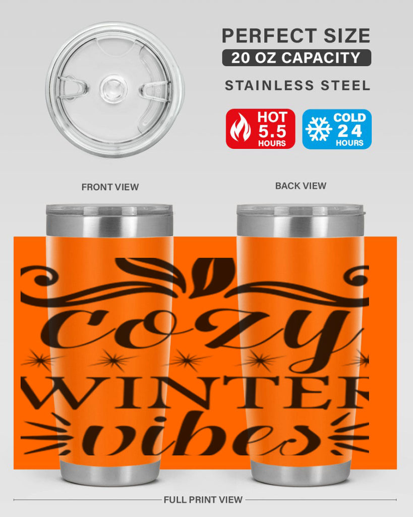 Cozy Winter Vibes 78#- winter- Tumbler