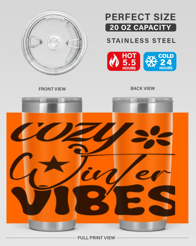 Cozy winter vibes 79#- winter- Tumbler