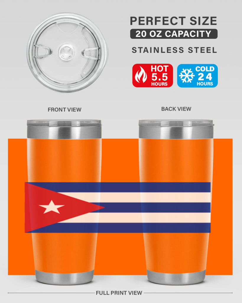 Cuba 154#- world flags- Tumbler