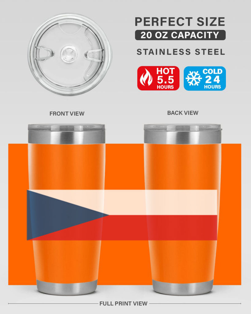 Czechia 152#- world flags- Tumbler