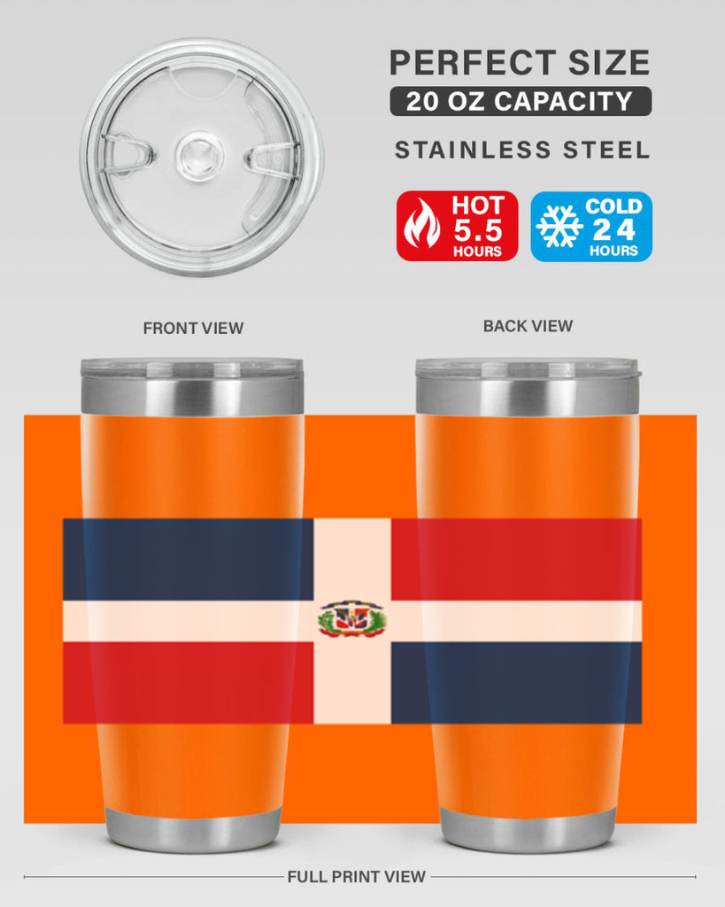 Dominican Republic 148#- world flags- Tumbler