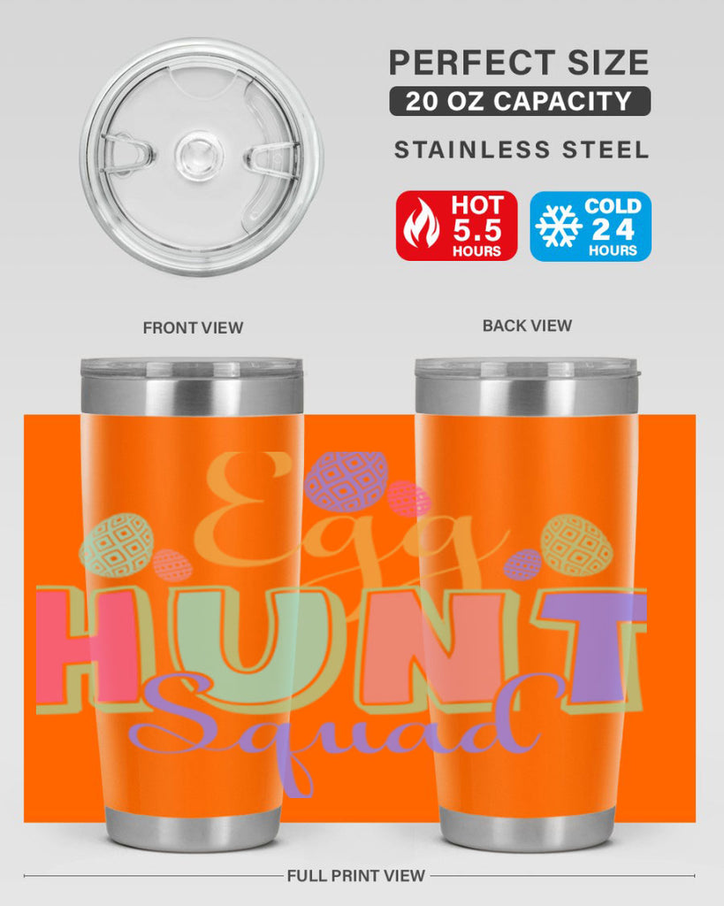 Egg hunt squad130#- spring- Tumbler
