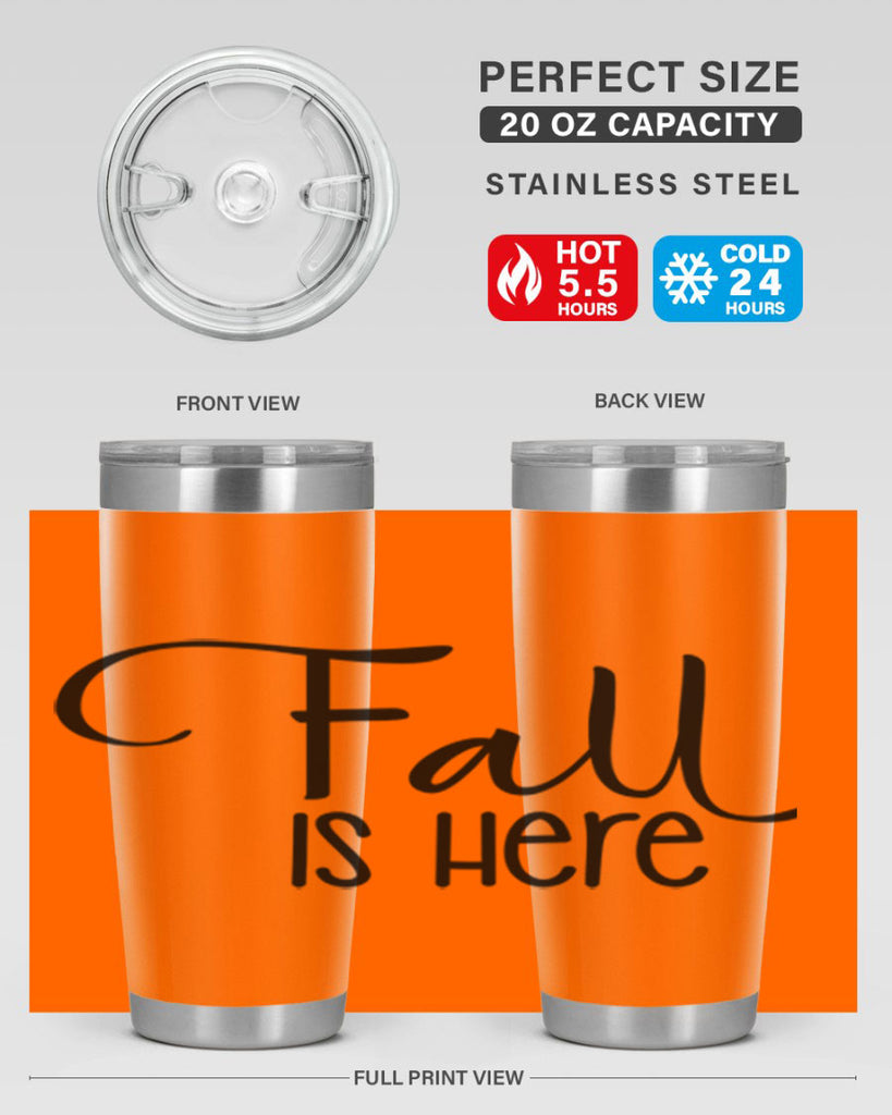 Fall Is Here 109#- fall- Tumbler