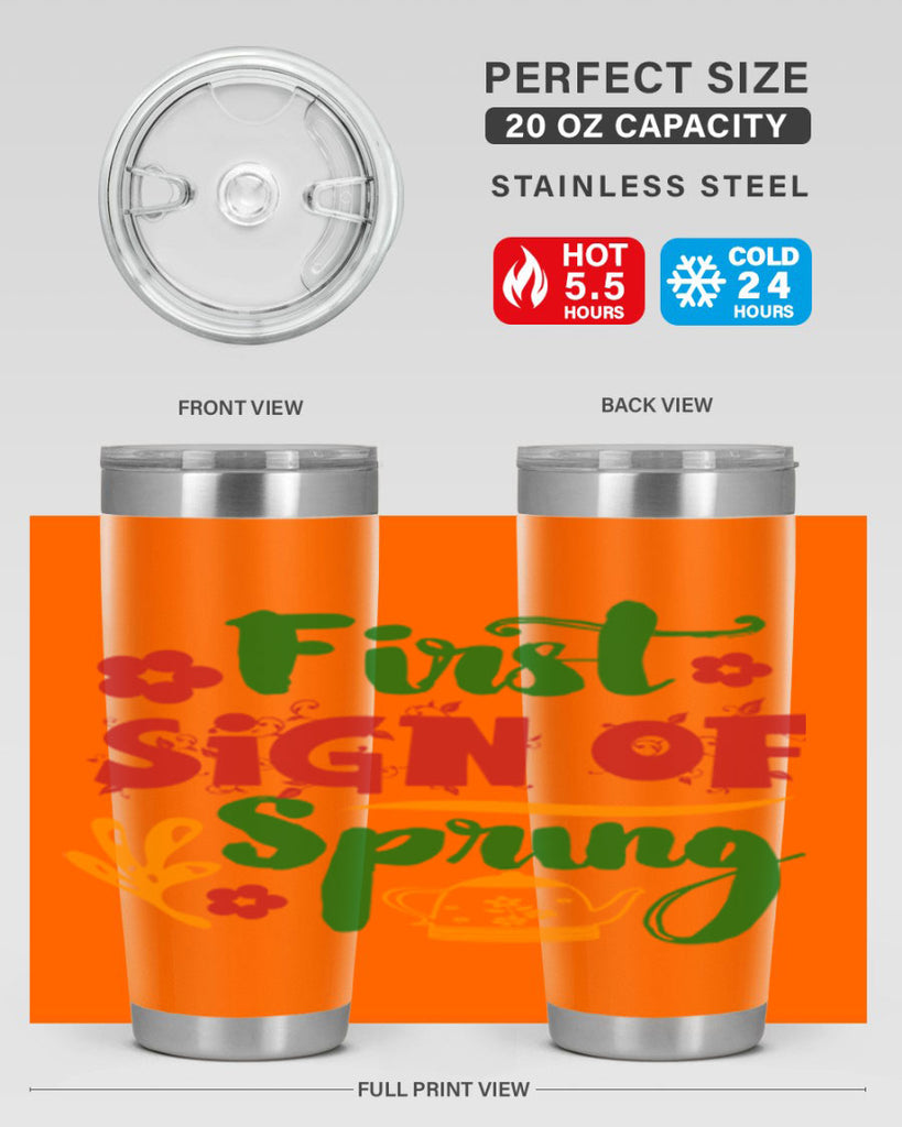 First Sign of Spring 139#- spring- Tumbler