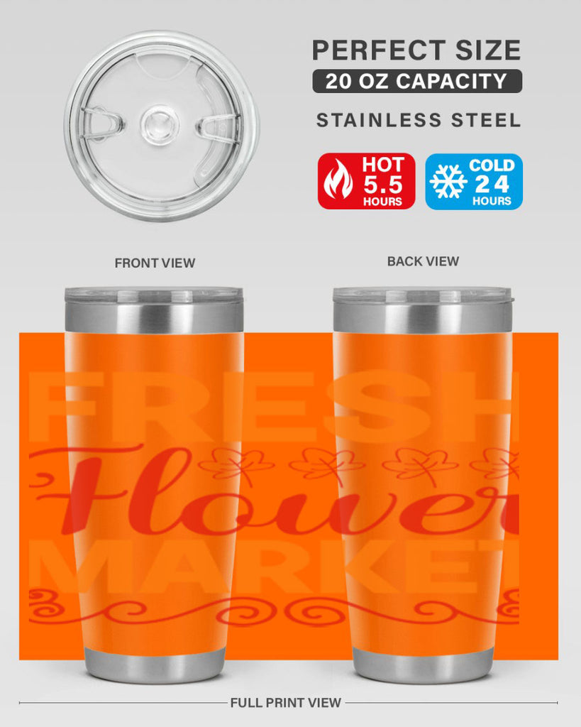 Fresh flower market 143#- spring- Tumbler