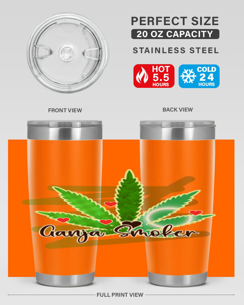 Ganja Smoker 88#- marijuana- Tumbler