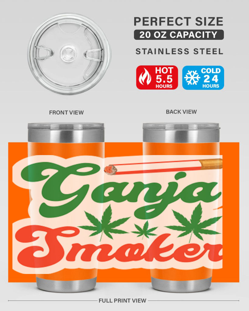 Ganja Smoker 90#- marijuana- Tumbler