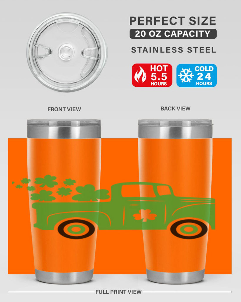 Green Truck Style 97#- St Patricks Day- Tumbler