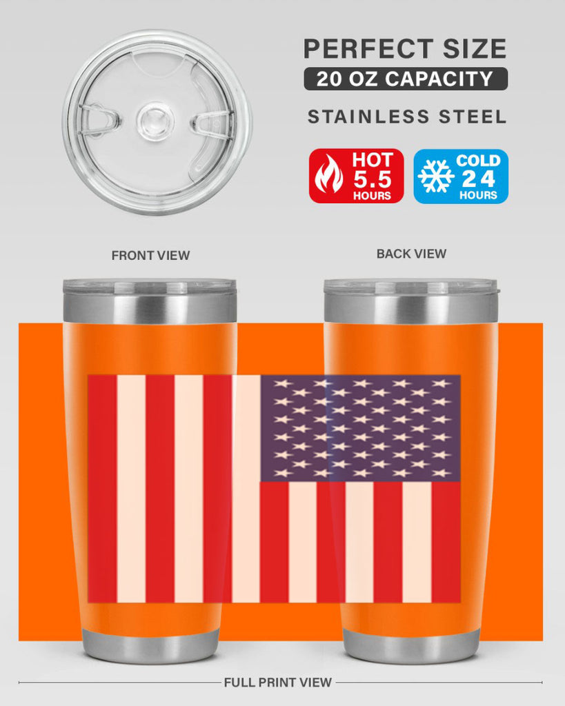 Grunge Flag 53#- Us Flags- Tumbler