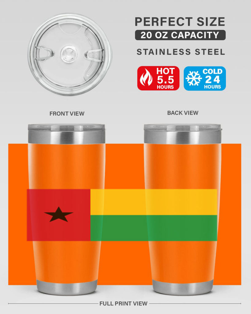 GuineaBissau 128#- world flags- Tumbler