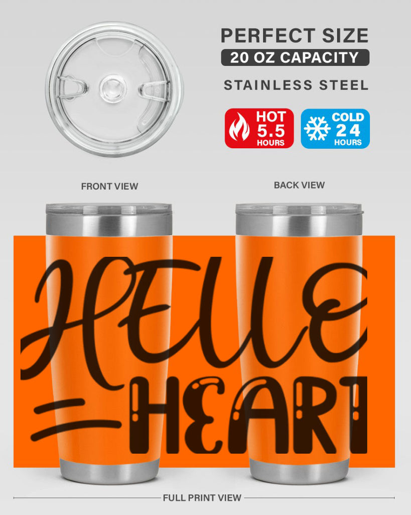 HELLO HEART  220#- spring- Tumbler