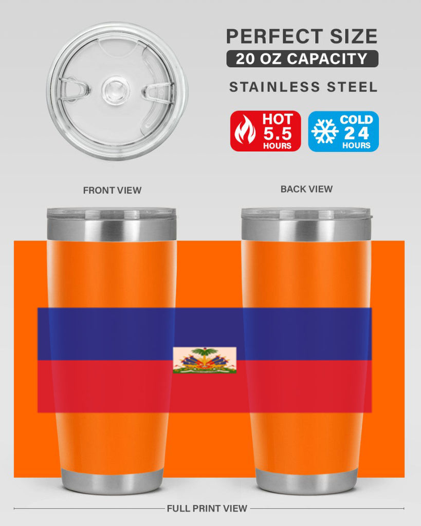 Haiti 125#- world flags- Tumbler