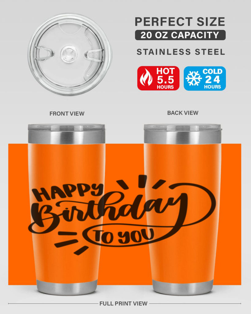 Happy Birthday To You Style 4#- birthday- tumbler