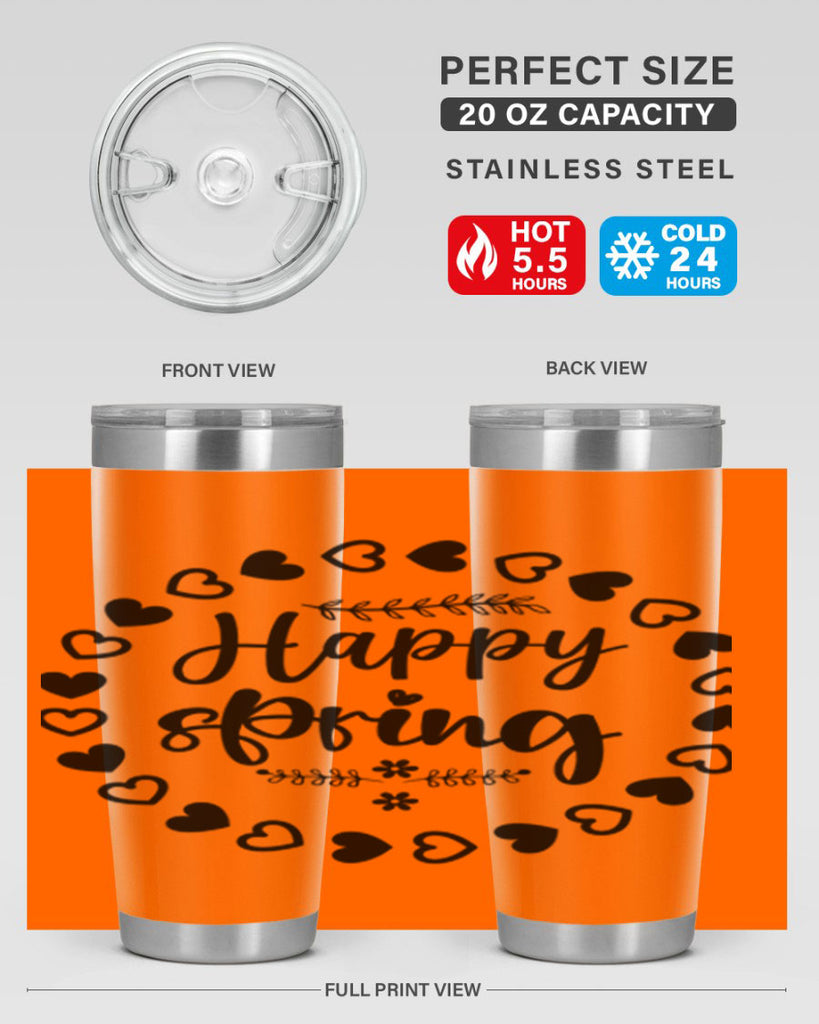 Happy Spring 174#- spring- Tumbler