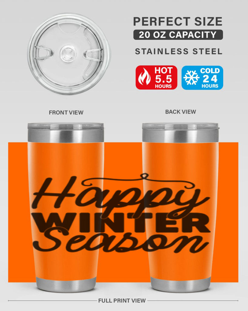 Happy Winter Season132#- winter- Tumbler