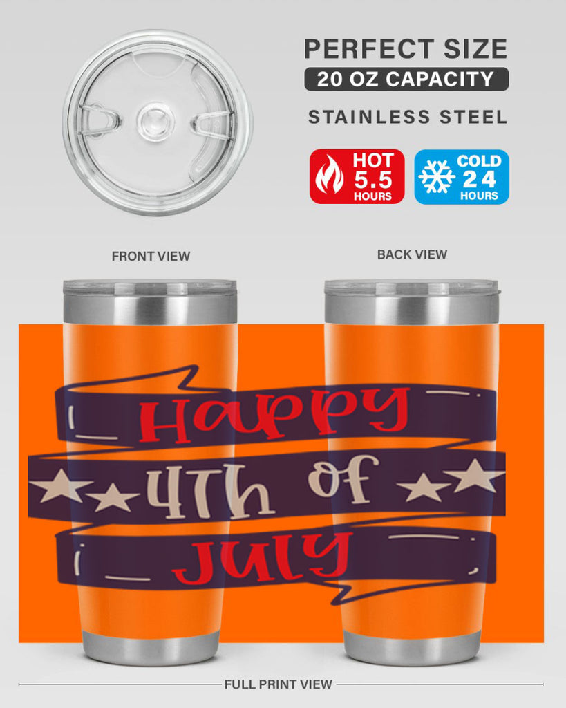 Happy th Of July Style 154#- Fourt Of July- Tumbler