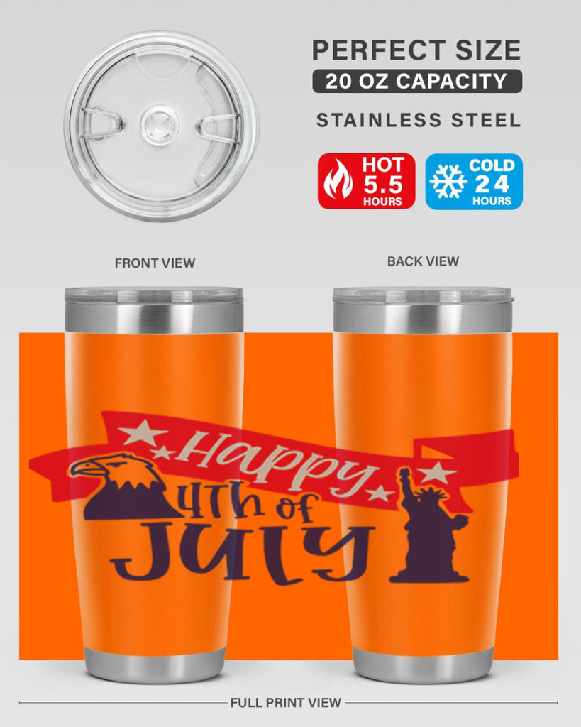 Happy th Of July Style 156#- Fourt Of July- Tumbler