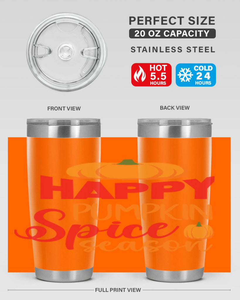 HappyPumpkinSpiceSeason 259#- fall- Tumbler