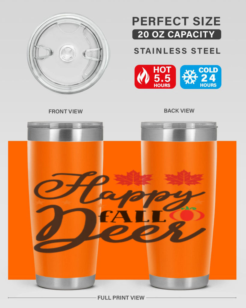 Happyfalldeer 254#- fall- Tumbler