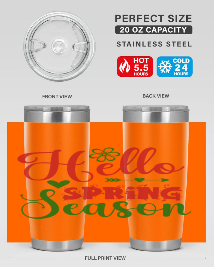Hello Spring Season 224#- spring- Tumbler