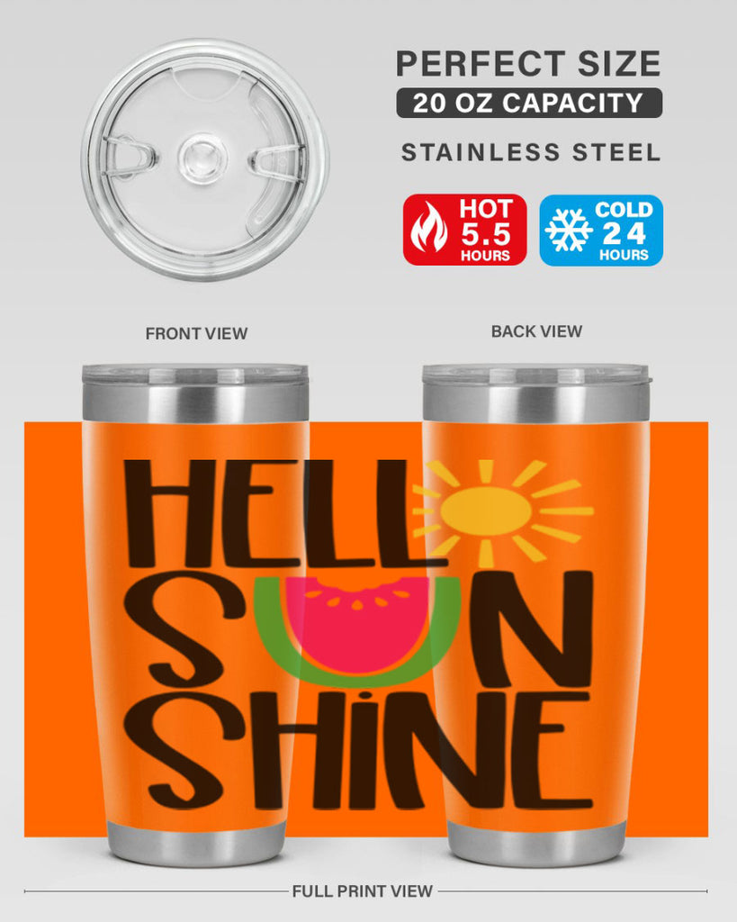 Hello Sunshine Style 37#- summer- Tumbler