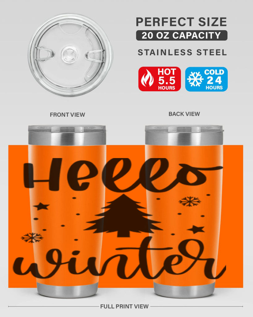 Hello Winter 162#- winter- Tumbler