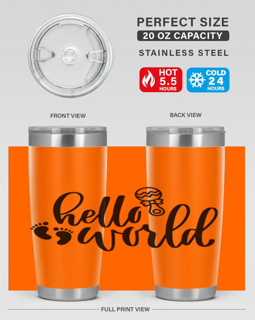 Hello World Style 90#- baby- tumbler