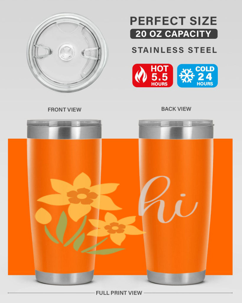 Hi daffodil flower236#- spring- Tumbler
