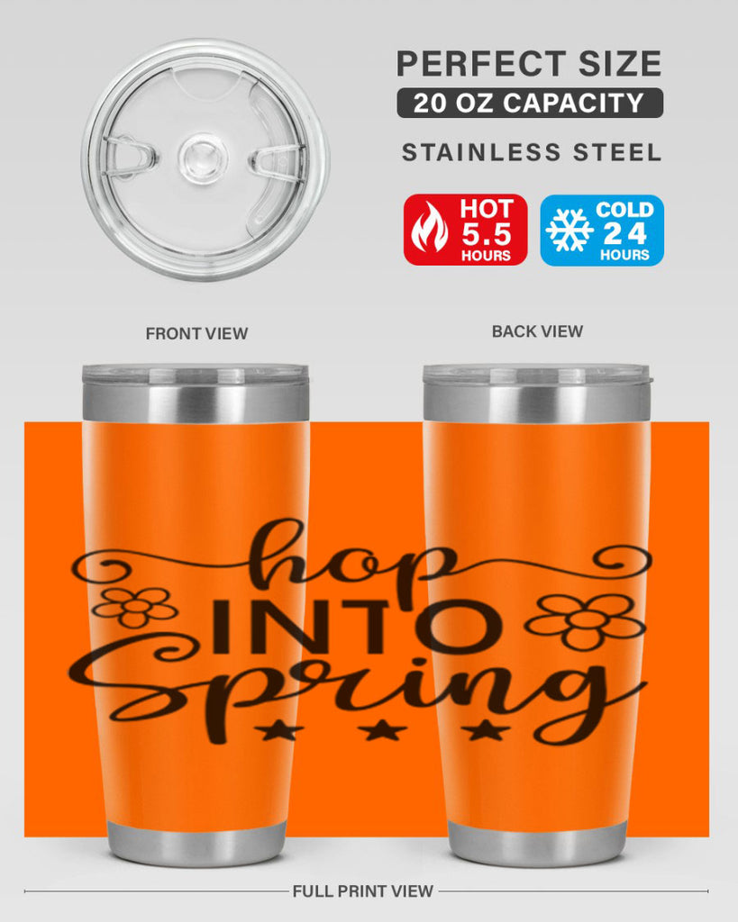 Hop into spring  252#- spring- Tumbler