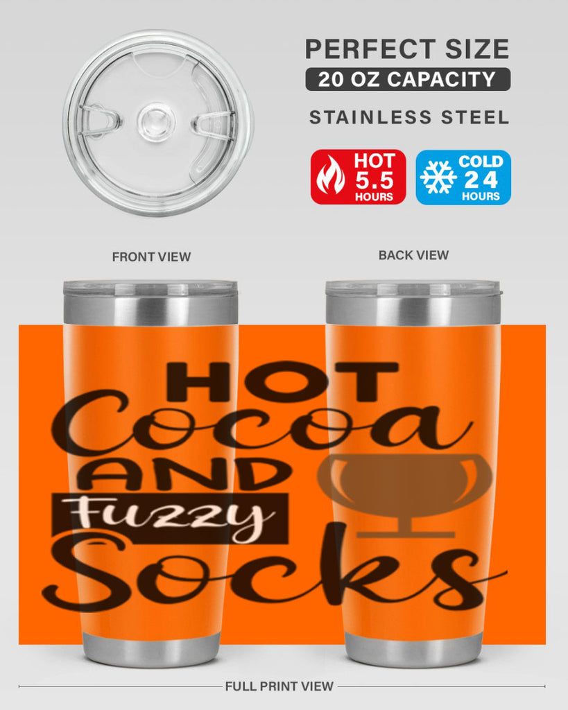 Hot Cocoa And Fuzzy Socks 218#- winter- Tumbler