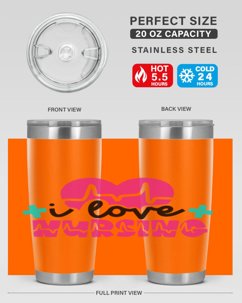I Love Nursing Style Style 170#- nurse- tumbler
