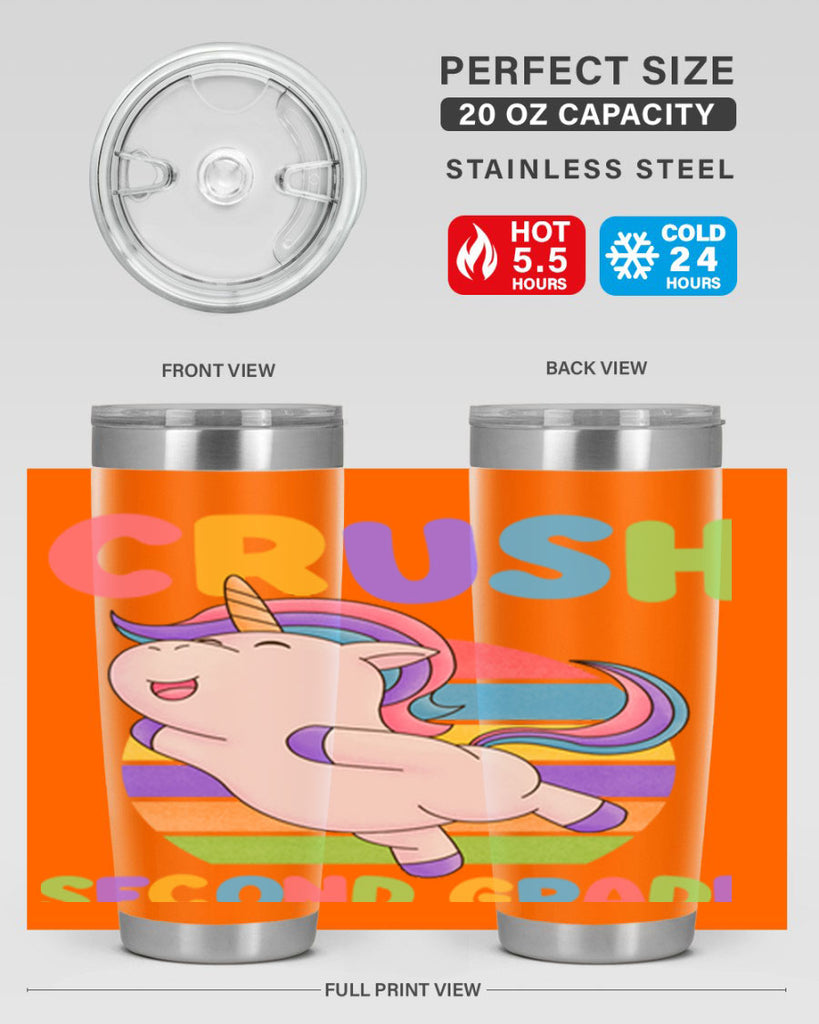 Im Ready to Crush 2nd 14#- second grade- Tumbler