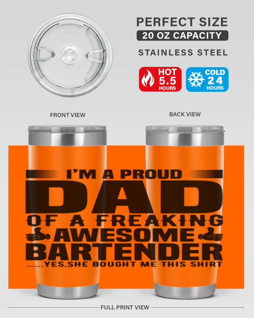 Im a proud dad Style 19#- bartender- tumbler
