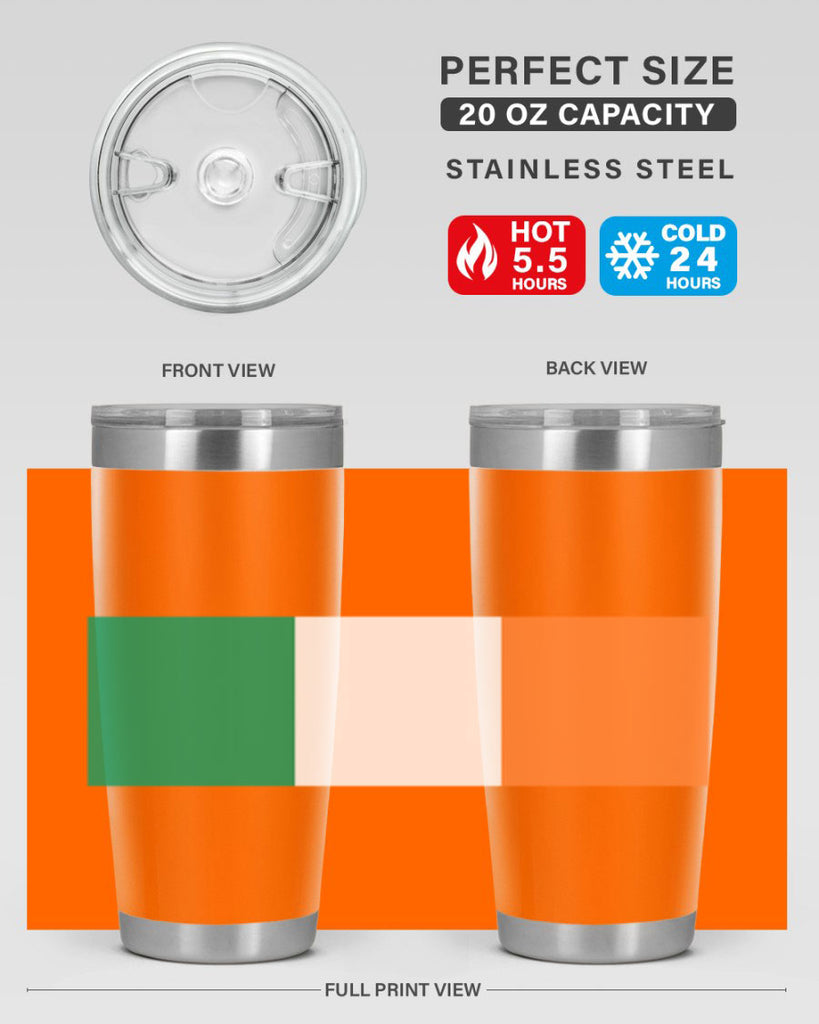 Ireland 117#- world flags- Tumbler