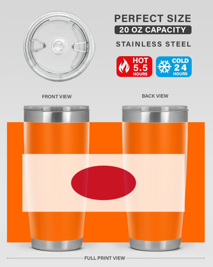 Japan 113#- world flags- Tumbler