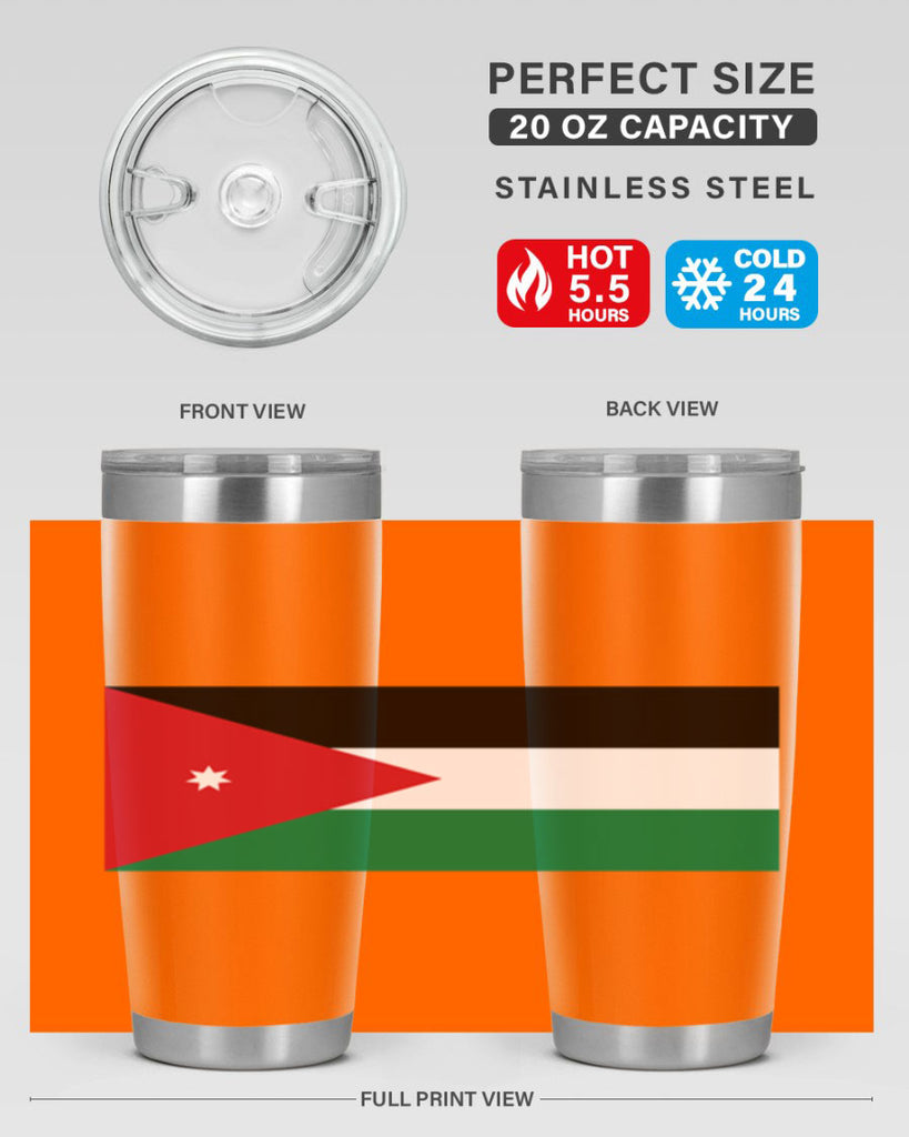 Jordan 112#- world flags- Tumbler