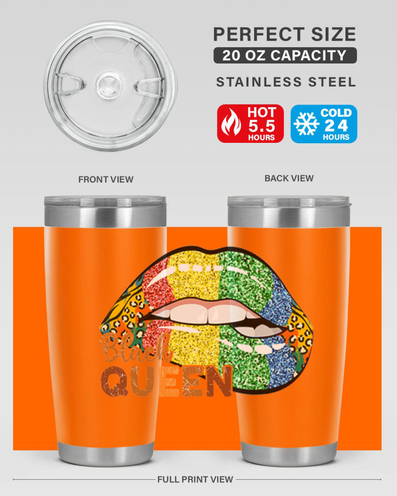 Juneteenth Black Queen Sexy Lip Png 35#- Juneteenth- tumbler