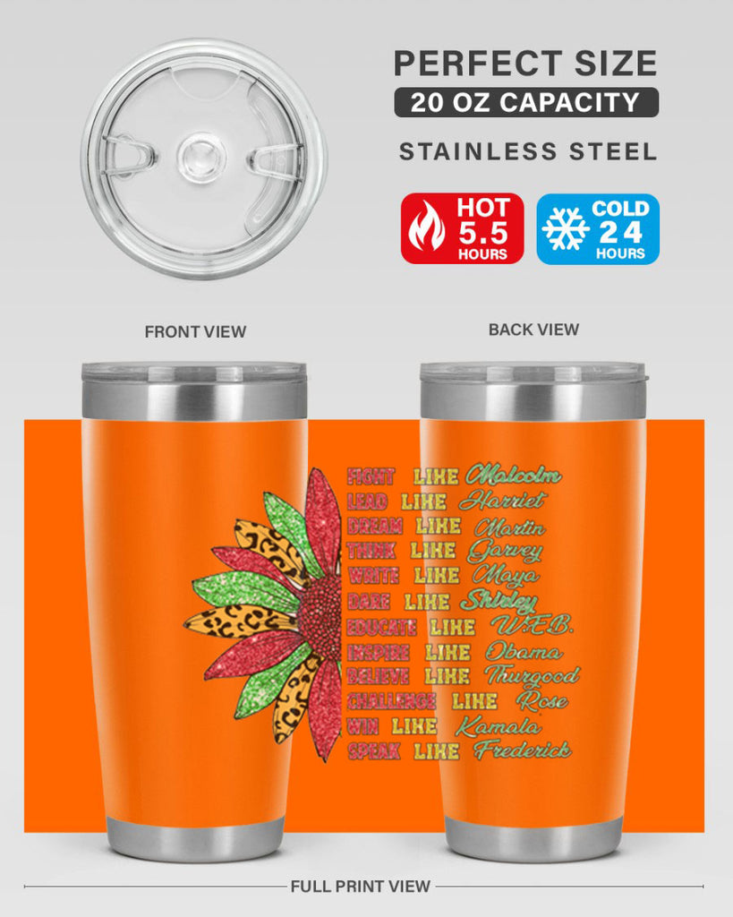 Juneteenth Sunflower Design 17#- Juneteenth- tumbler