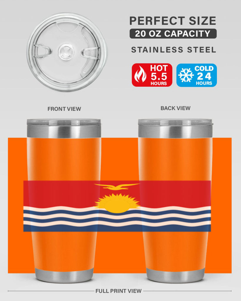 Kiribati 109#- world flags- Tumbler