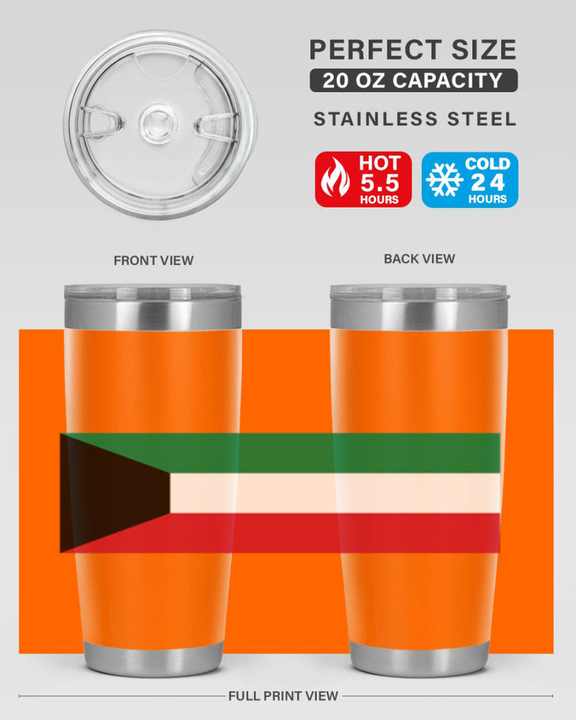 Kuwait 107#- world flags- Tumbler